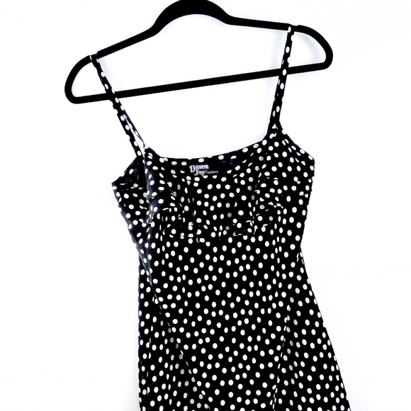 Dawn Joy Fashions > Polka Dot Dress w/ Ruffles - Picture 3 of 7